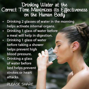 Health Tip - Drinking Water